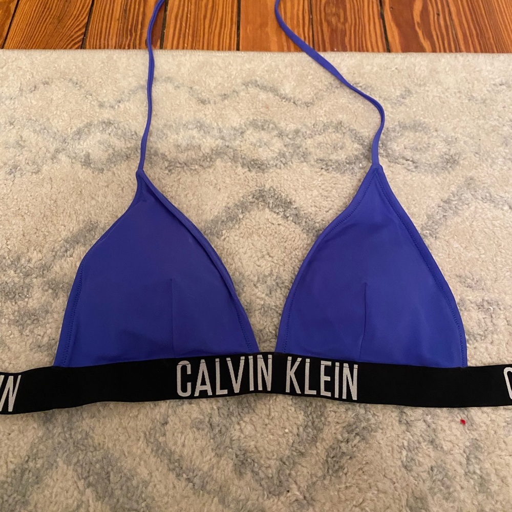 Royal Blue Calvin Klein Bikini Top